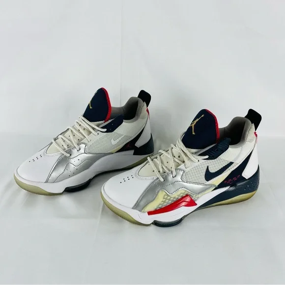 Men's Nike Air Jordan Zoom 92 USA Olympics Basketball Shoes CK9183-101 Size: 8 - Picture 11 of 14